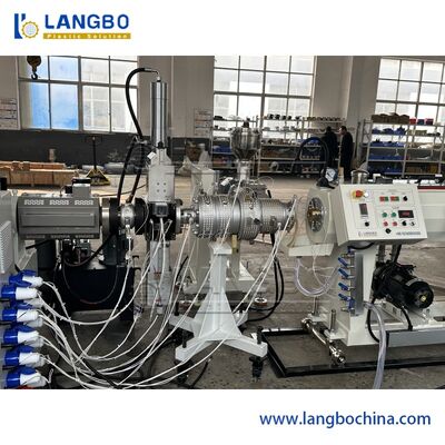 Пластиковая труба PE PPR делая линией дистанционное управление PLC 3 слоев