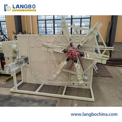 Электрические компоненты Шнайдера Автоматическая ревиндерная машина для пластиковых клубней для PE HDPE гофрированных труб