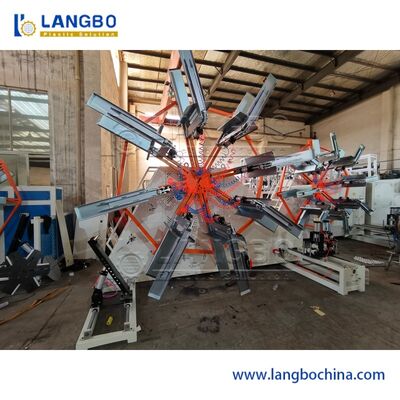 Пластмассовый PE мягкая труба гофрированный шланг трубный обмотчик для изготовления катушки