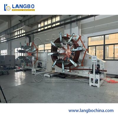 Пластмассовый PE мягкая труба гофрированный шланг трубный обмотчик для изготовления катушки