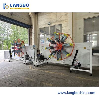 Пластмассовый PE мягкая труба гофрированный шланг трубный обмотчик для изготовления катушки