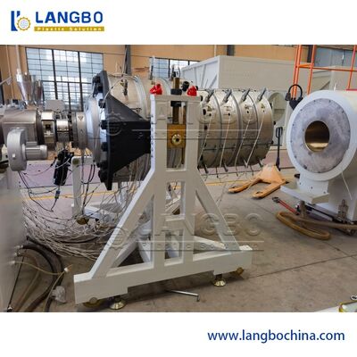 Экструдер для пластиковых водосточных труб из ПВХ, оборудование для производства гофрированных труб