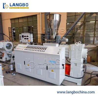 PVC Pipe Extrusion Line 16–630mm Twin Screw with Calibration and Belling