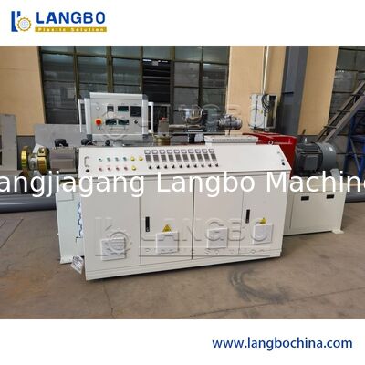 Штрангпресс винта близнеца Пвк трубы водопровода, машина штранг-прессования режима автоматического управления пластиковая