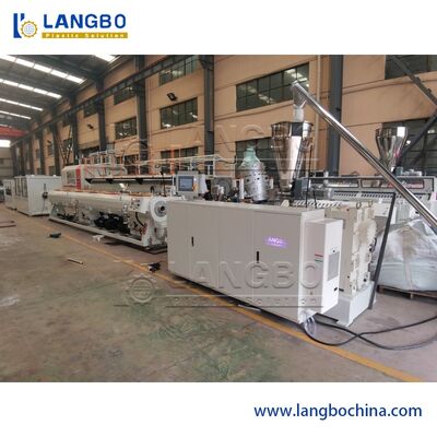 Высокоскоростная ПВХ труба экструдерная машина для водоснабжения трубы двойной винт и ствол дизайн