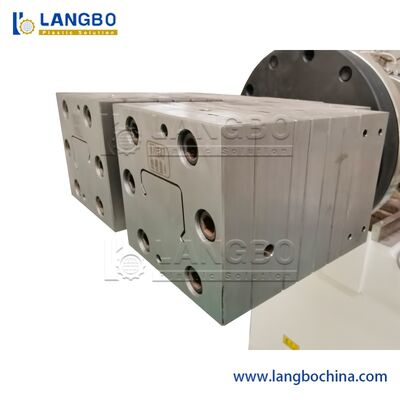 Конический экструдер с двойными винтами ПВХ кабельный корпус Профиль провода Канал Профиль Экструзионная машина