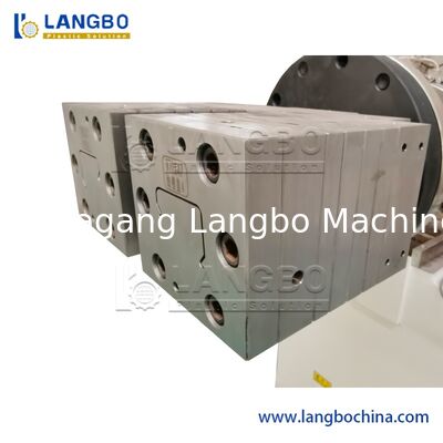 Горячая Слей Пластиковый ПВХ Материал кабеля Трубковый профиль Экструзионная линия ПВХ изготавливающая машина