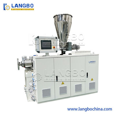 Горячая Слей Пластиковый ПВХ Материал кабеля Трубковый профиль Экструзионная линия ПВХ изготавливающая машина