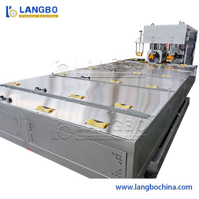 Автоматическая машина для раструбовки труб из ПВХ, ПП, УПВХ, квадратной и прямоугольной формы