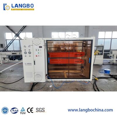 Экструзионная линия для производства ПЭ труб двойного/одинарного многослойного типа диаметром 75-315 мм / Экструдер для производства труб из ПНД / Линия для производства пластиковых труб