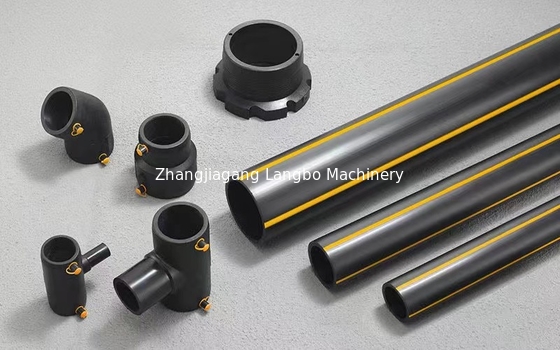 Простая работа Пластиковые HDPE PE трубы экструзионная машина Производственная линия