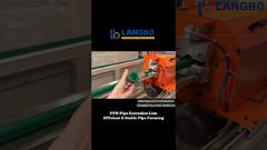 Высокоскоростная линия по производству PPR труб для сантехнических применений #pprтруба#экструзия труб