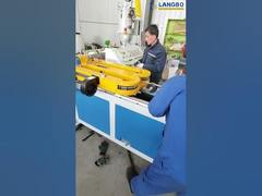 Экструзионная машина для гофрированных труб из ПНД 16-63 мм #гофрированнаятруба #экструзияпластика #трубыизПНД