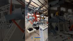 63-160мм Катушка для ПЭ труб, работает безупречно #станок #завод #пэтруба