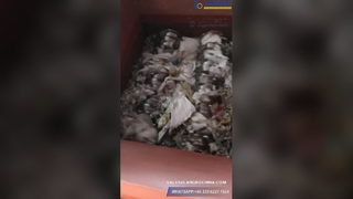 Измельчение тканых мешков с помощью двухвального измельчителя